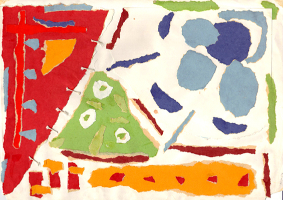 Buntpapier Peter T�pfer Kunst