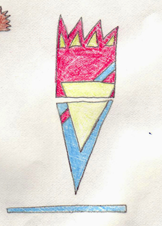 Peter T�pfer, Buntstiftarbeit 8