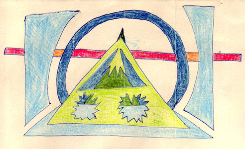 Peter T�pfer, Buntstiftarbeit 1