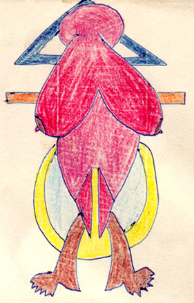 Peter T�pfer, Buntstiftarbeit 2