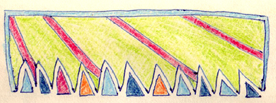Peter T�pfer, Buntstiftarbeit 3