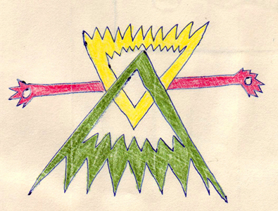 Peter T�pfer, Buntstiftarbeit 5