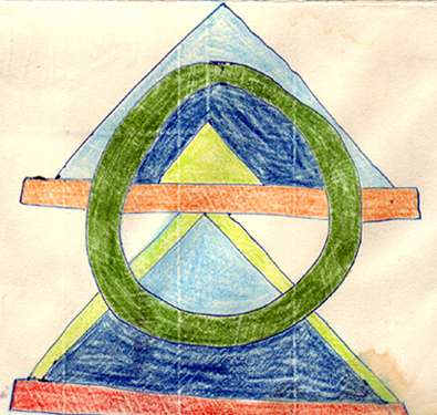 Peter T�pfer, Buntstiftarbeit 6