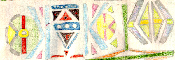 Peter T�pfer, Buntstiftarbeit 17