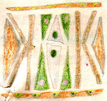 Peter T�pfer, Buntstiftarbeit 16