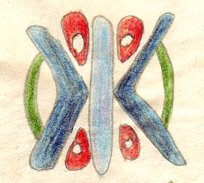 Peter T�pfer, Buntstiftarbeit 14