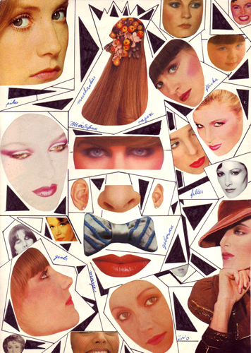 Les filles - Peter T�pfer, Collage 1981
